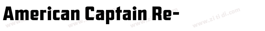 American Captain Re字体转换